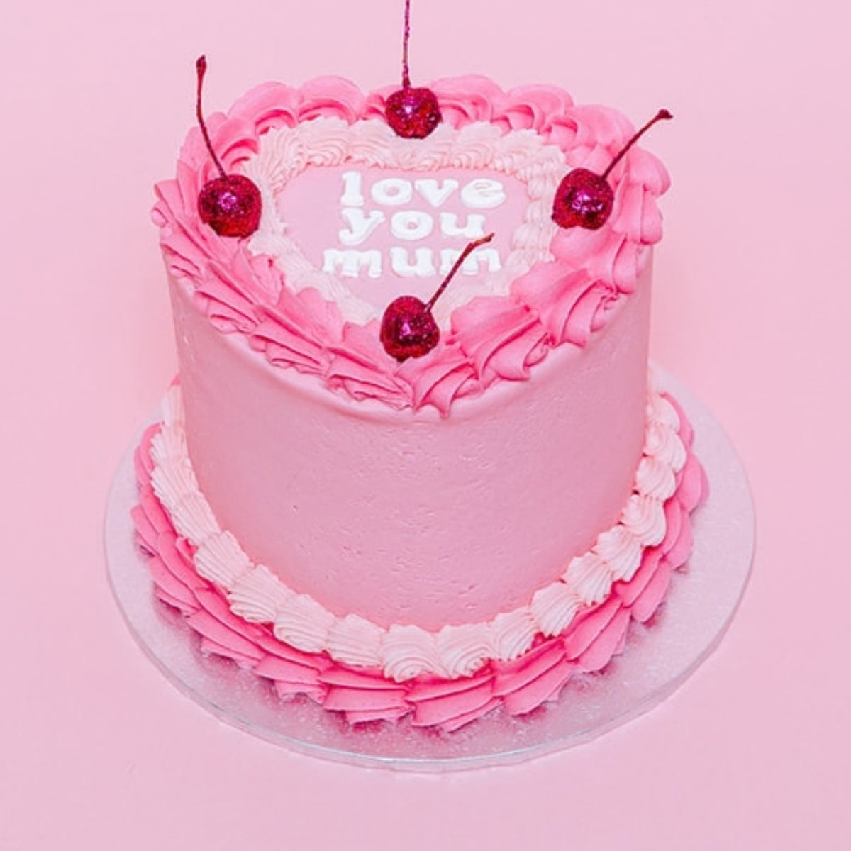 Mother's Day Vintage Heart Cake - The Cupcake Queens