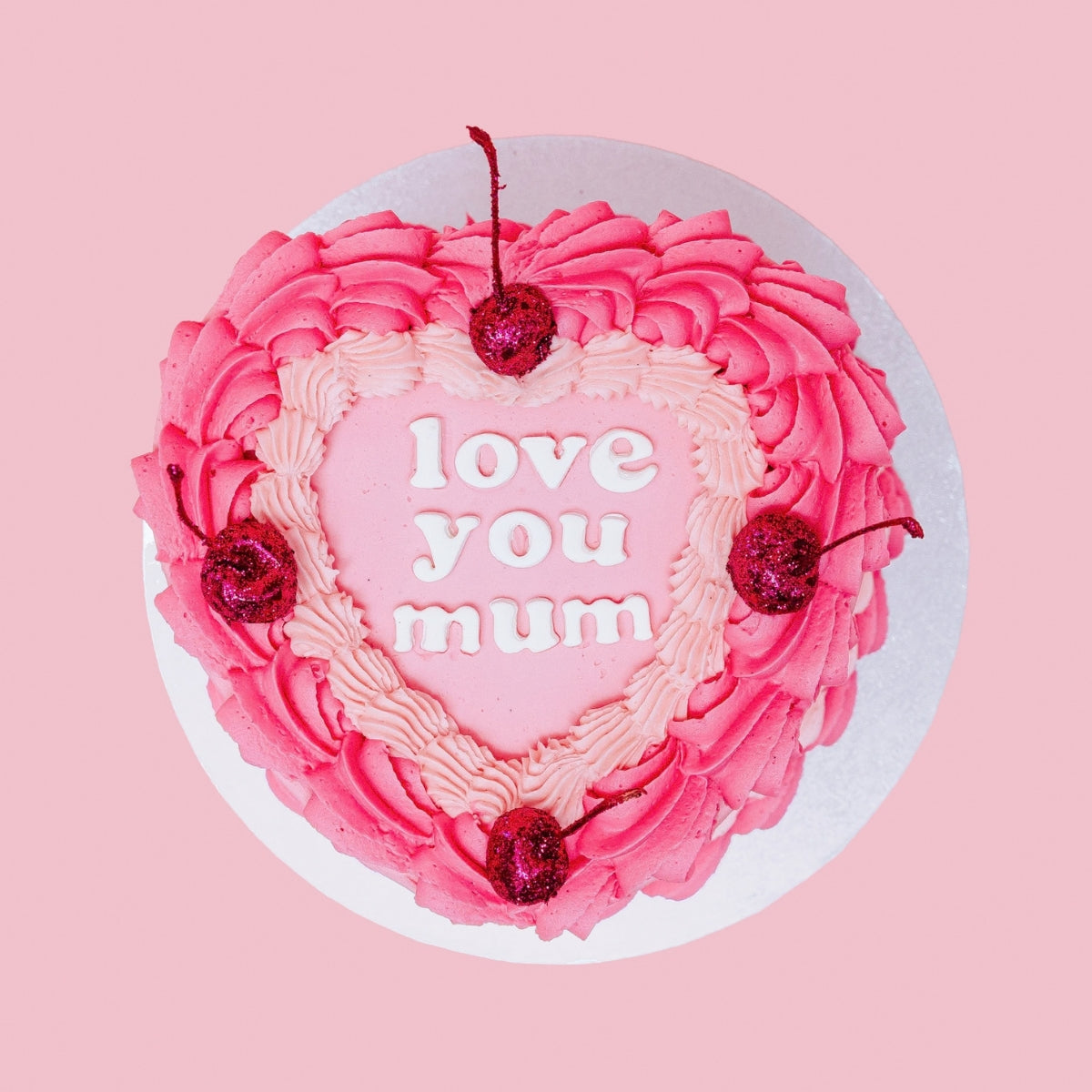 Mother's Day Vintage Heart Cake - The Cupcake Queens