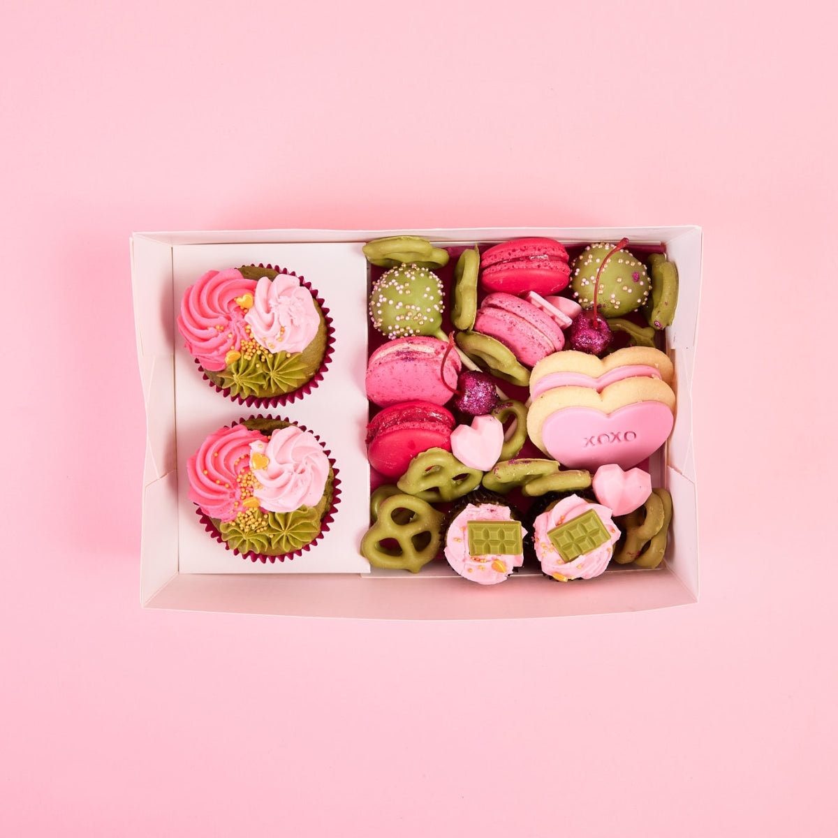 Galentine’s Dessert Box x Sad Girl Matcha | Besties Box - The Cupcake Queens