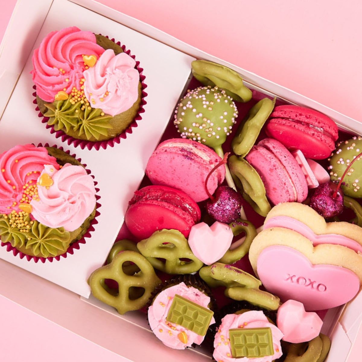 Galentine’s Dessert Box x Sad Girl Matcha | Besties Box - The Cupcake Queens