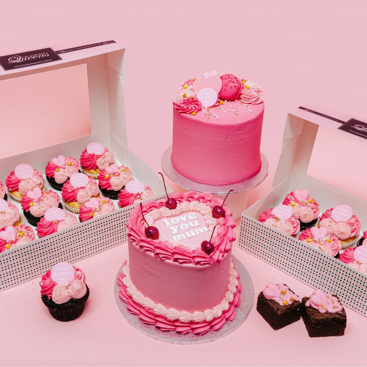 Deluxe Mother's Day Cake - The Cupcake Queens