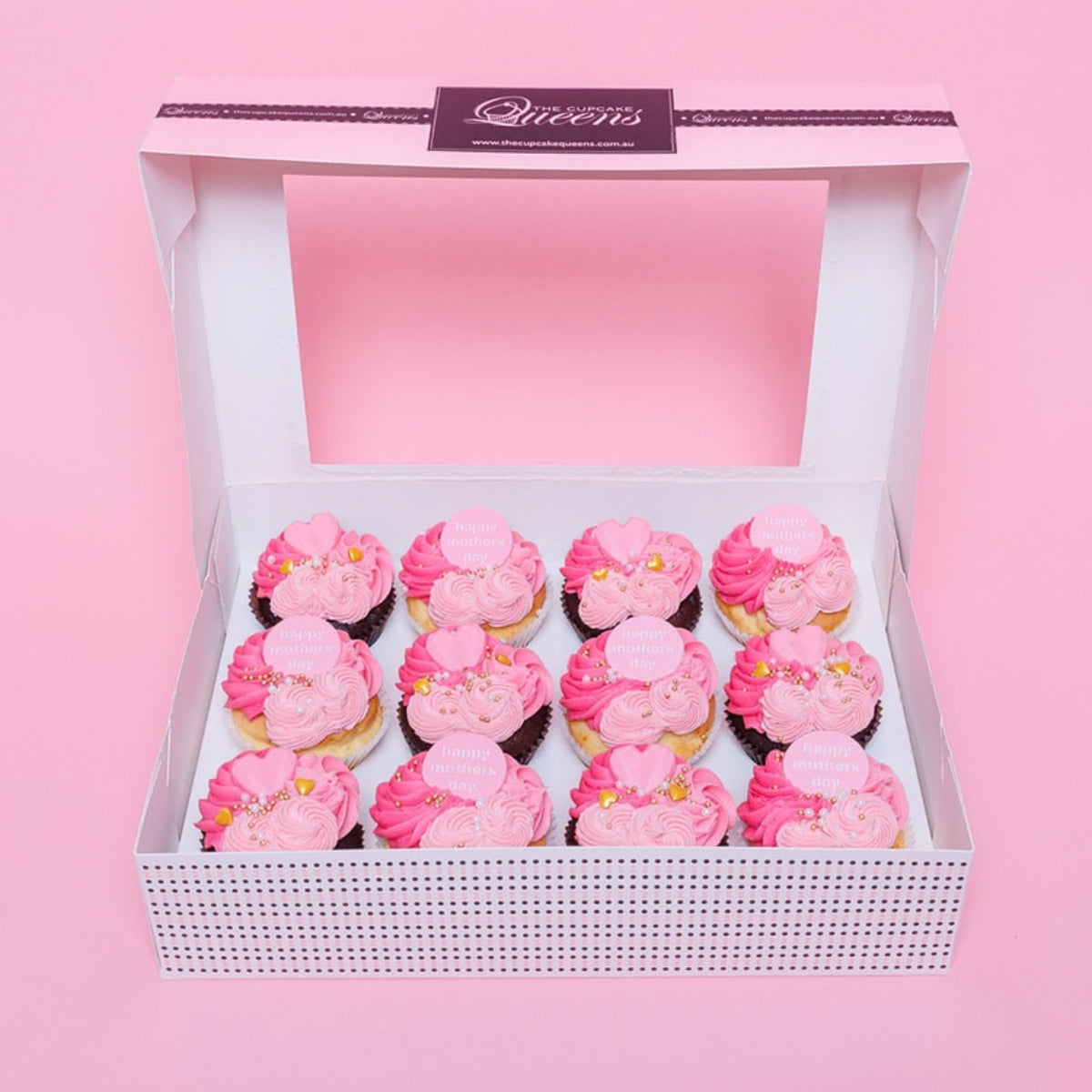 Deluxe Mother's Day Cupcakes Regular Gift Box - The Cupcake Queens