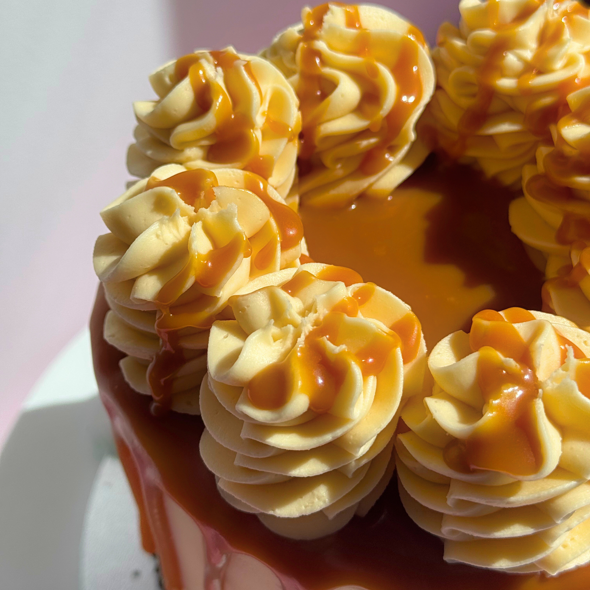 Salted Caramel Drip Cake - The Cupcake Queens