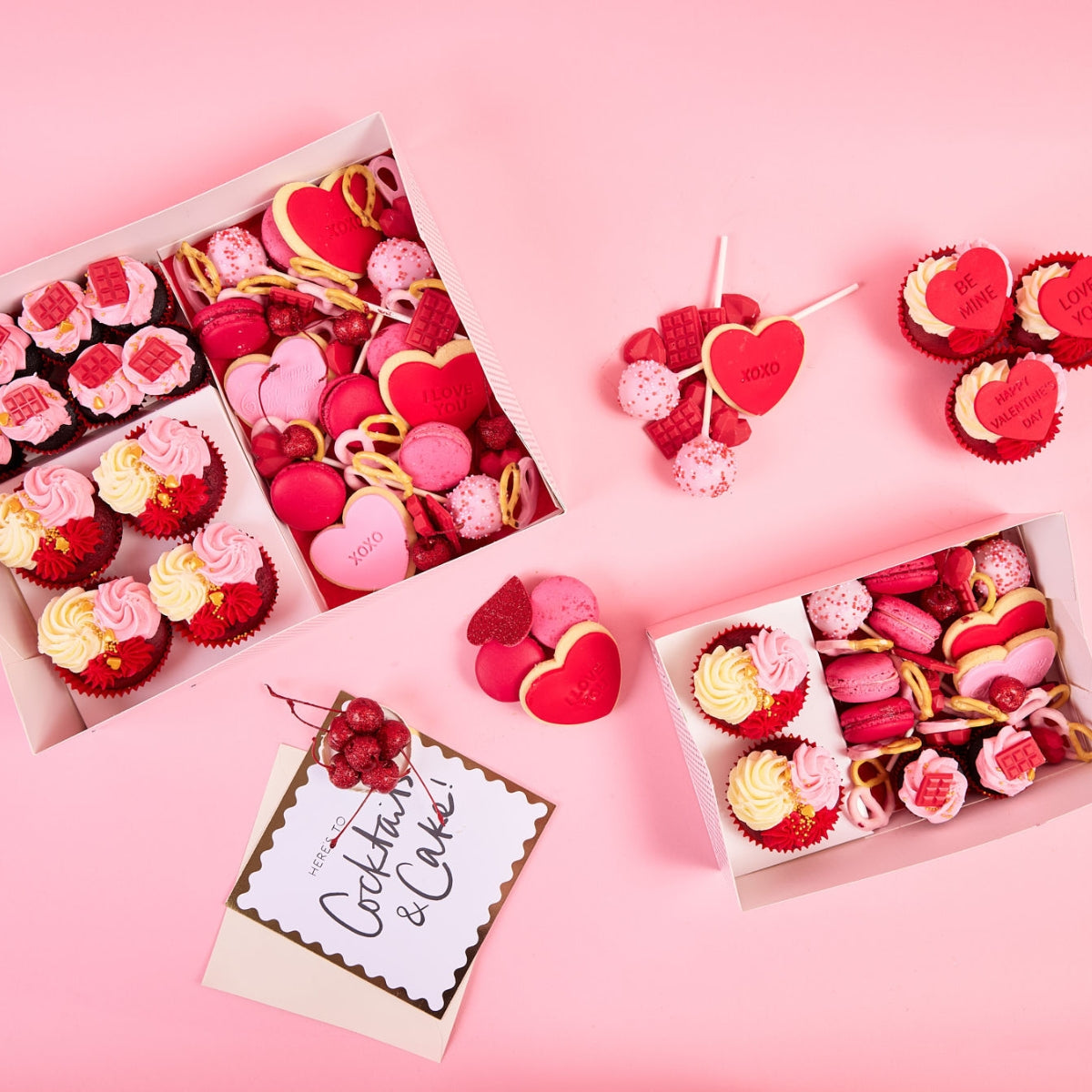 Date Night Valentine’s Dessert Box | For Two - The Cupcake Queens