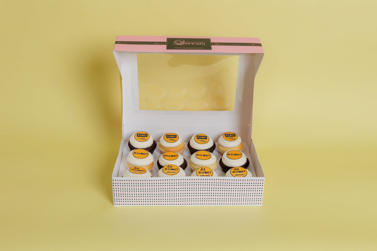 R U OK? Cupcake Gift Box