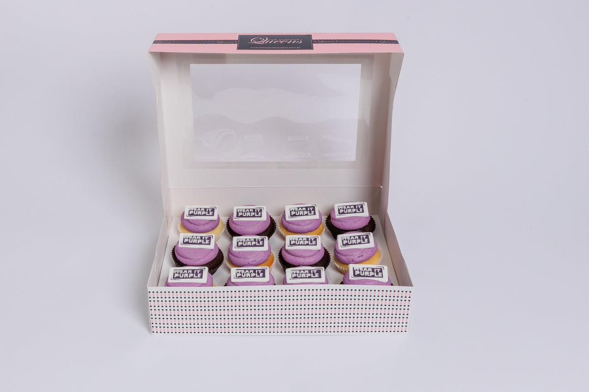 Wear It Purple Cupcake Gift Box
