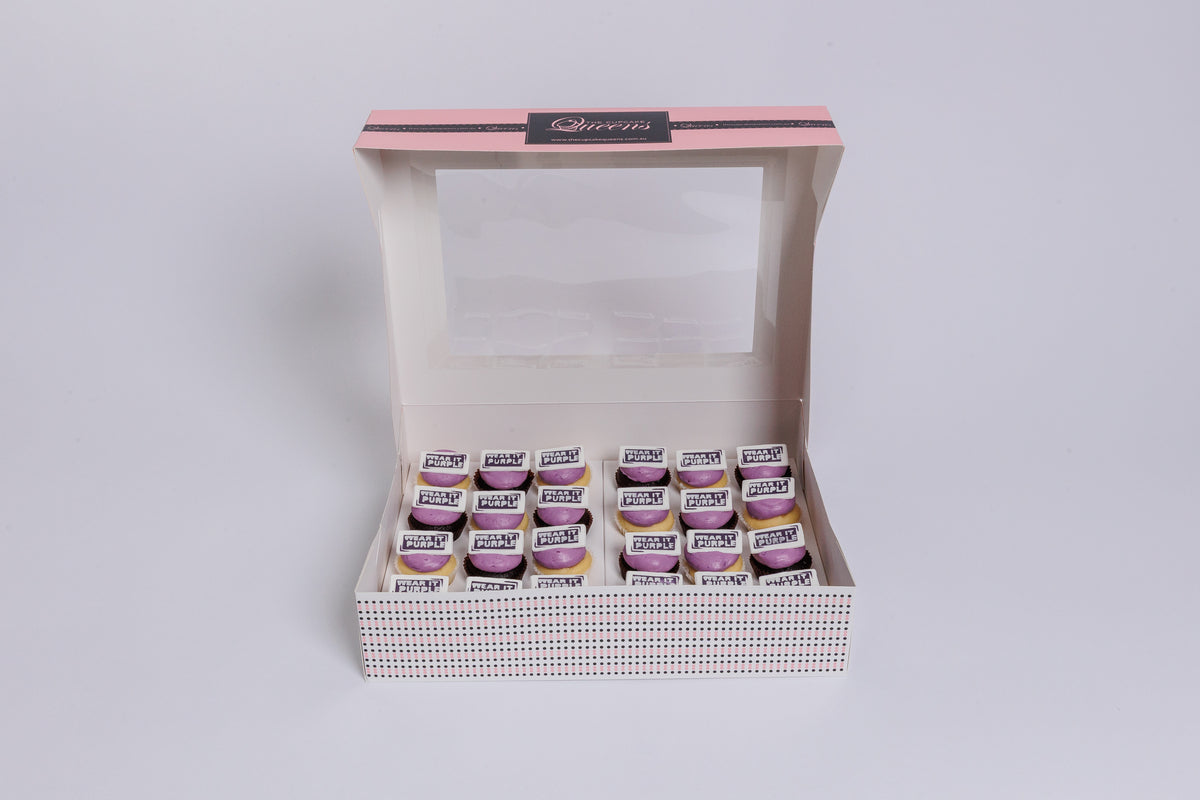 Wear It Purple Mini Cupcake Gift Box