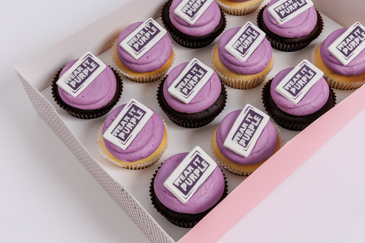 Wear It Purple Cupcake Gift Box