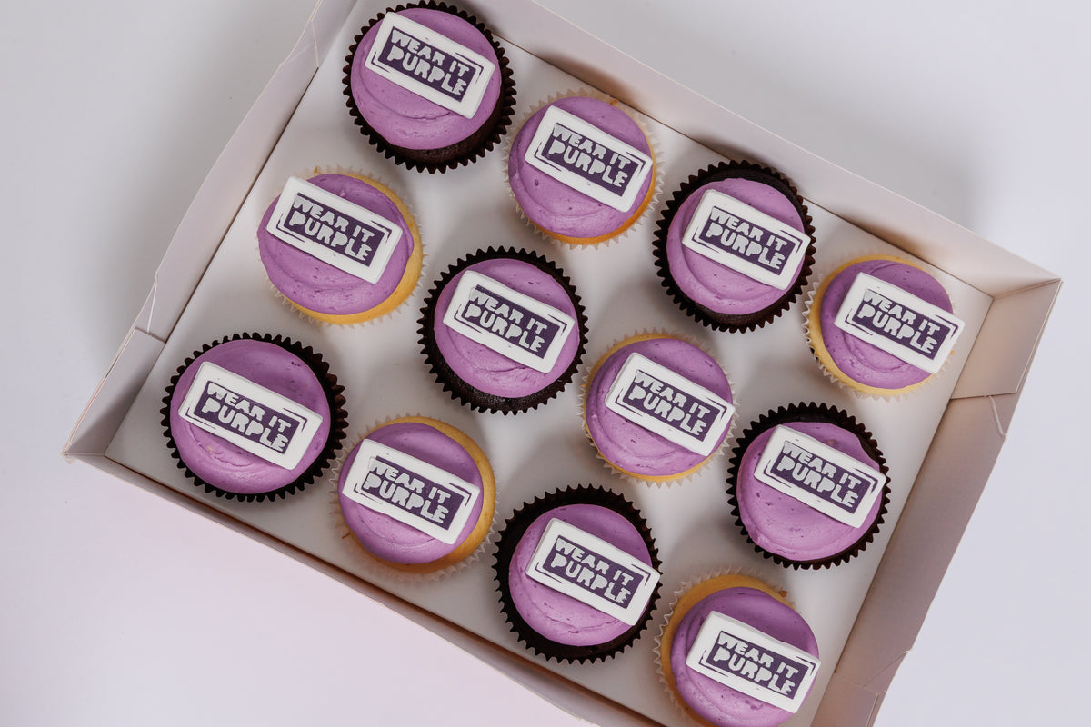 Wear It Purple Cupcake Gift Box
