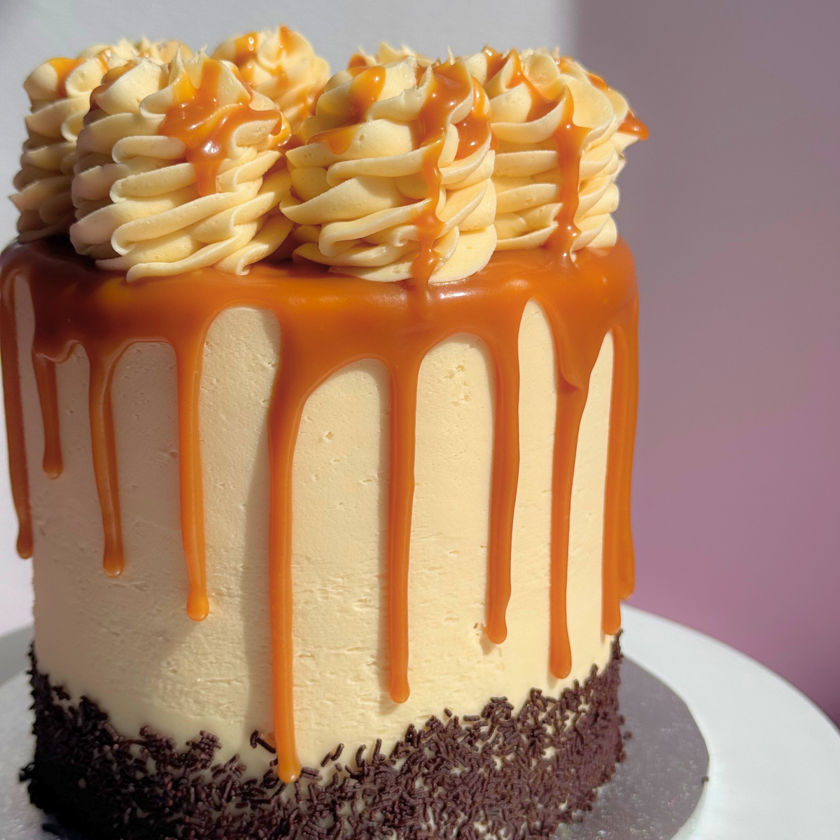 Salted Caramel Drip Cake - The Cupcake Queens