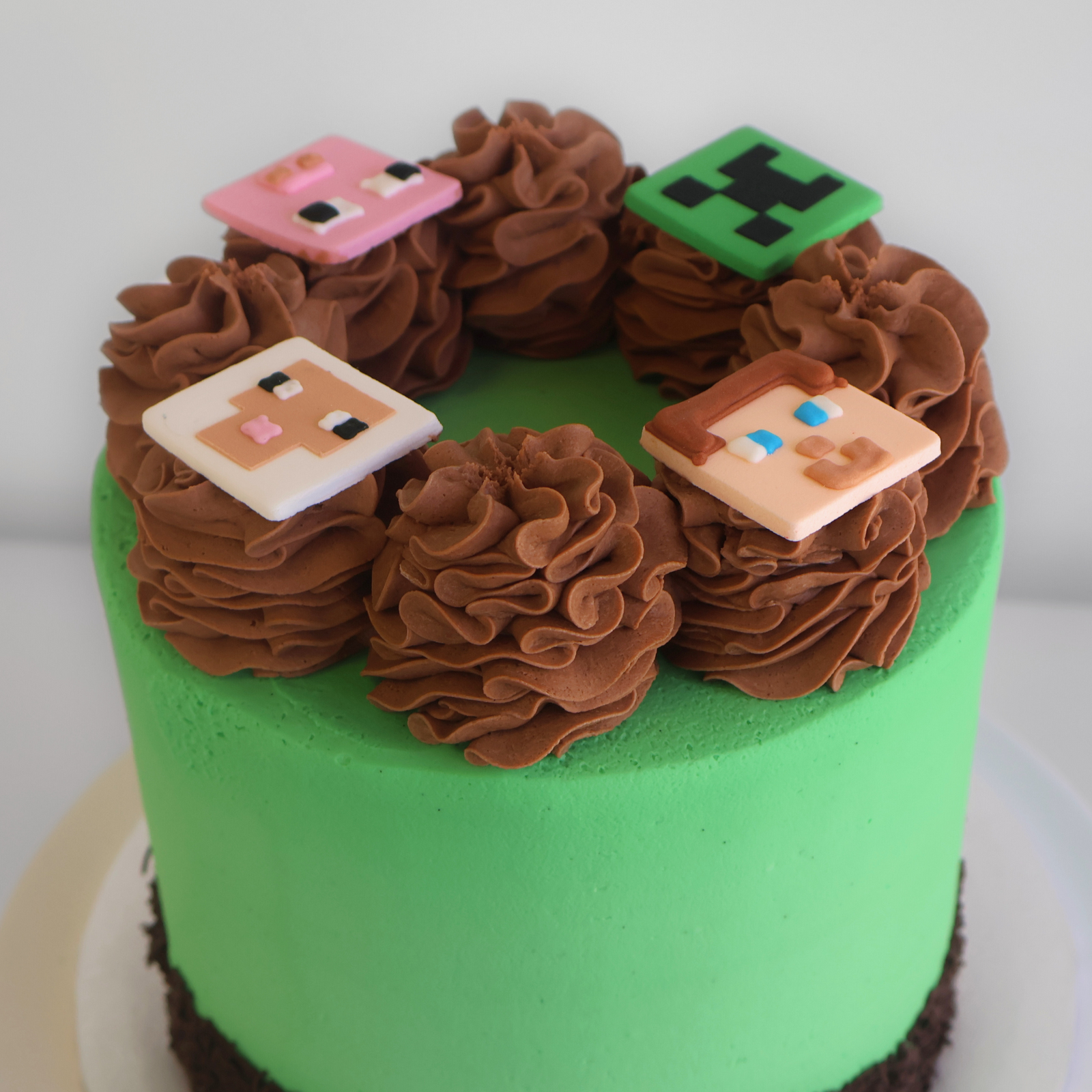 Minecraft Cake - The Cupcake Queens