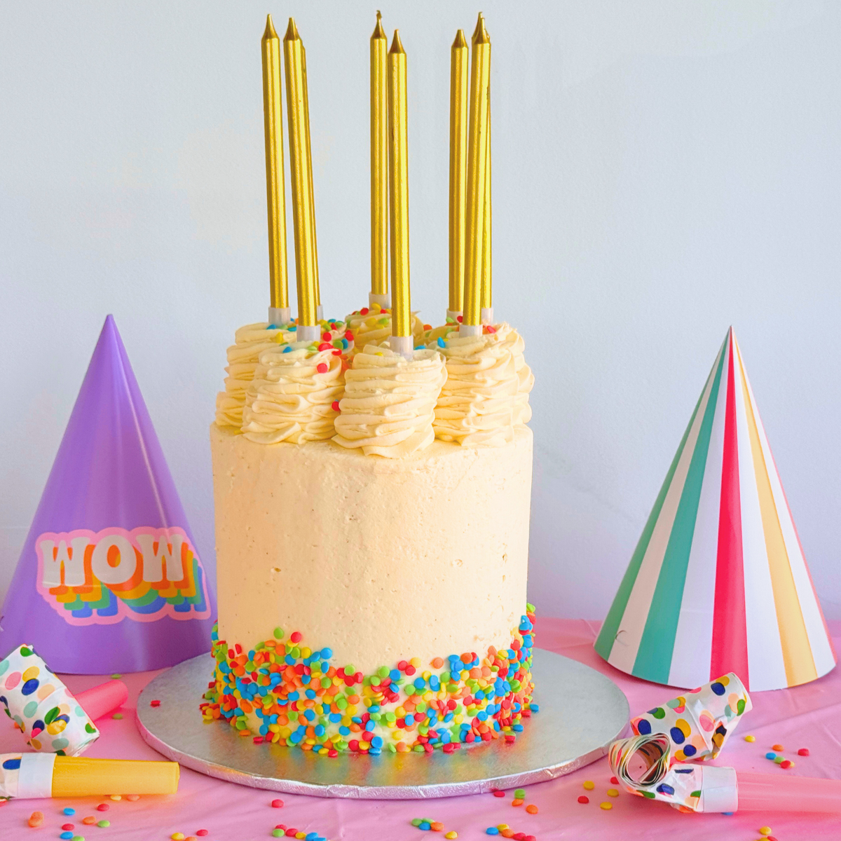 Party Candles - Gold - The Cupcake Queens