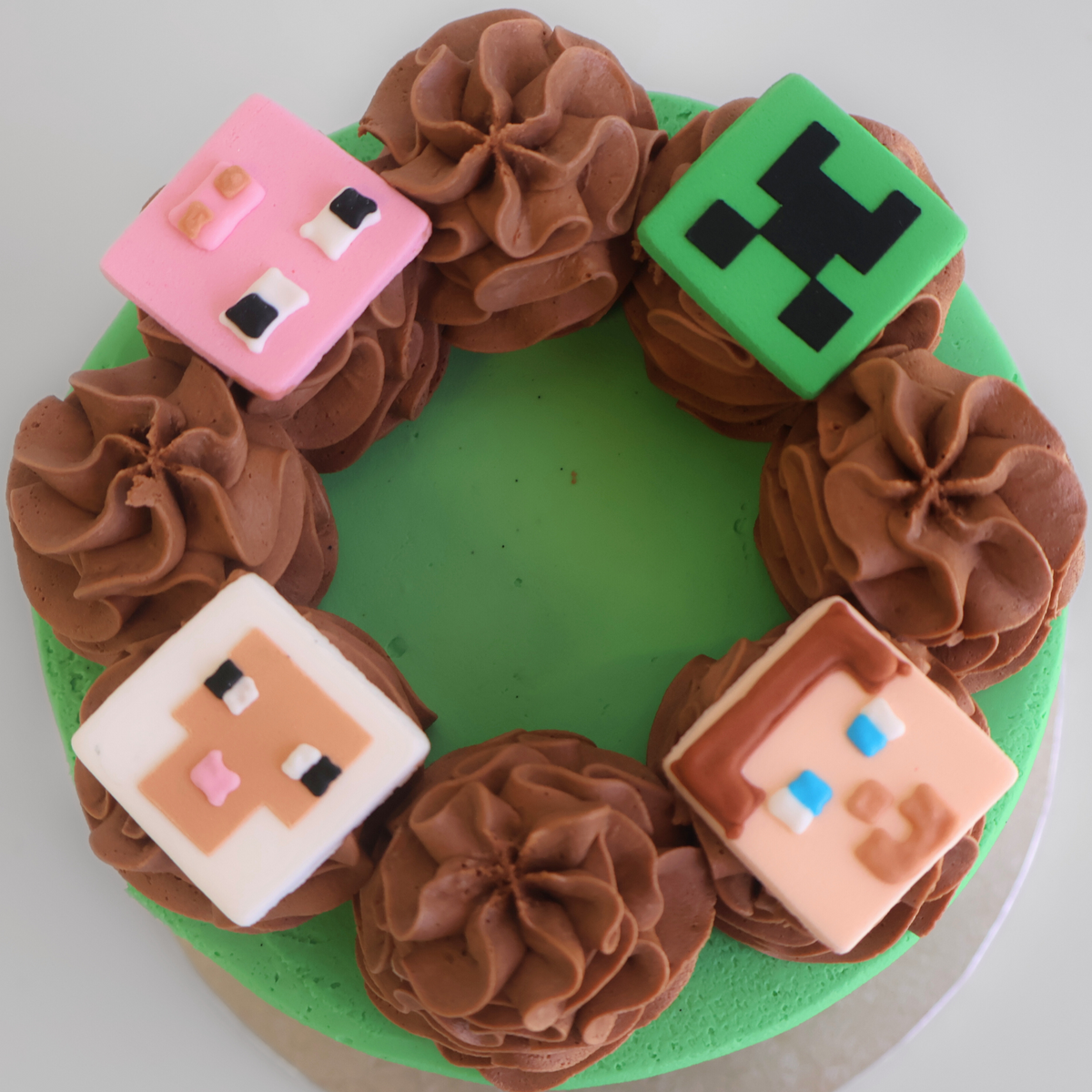 Minecraft Cake - The Cupcake Queens