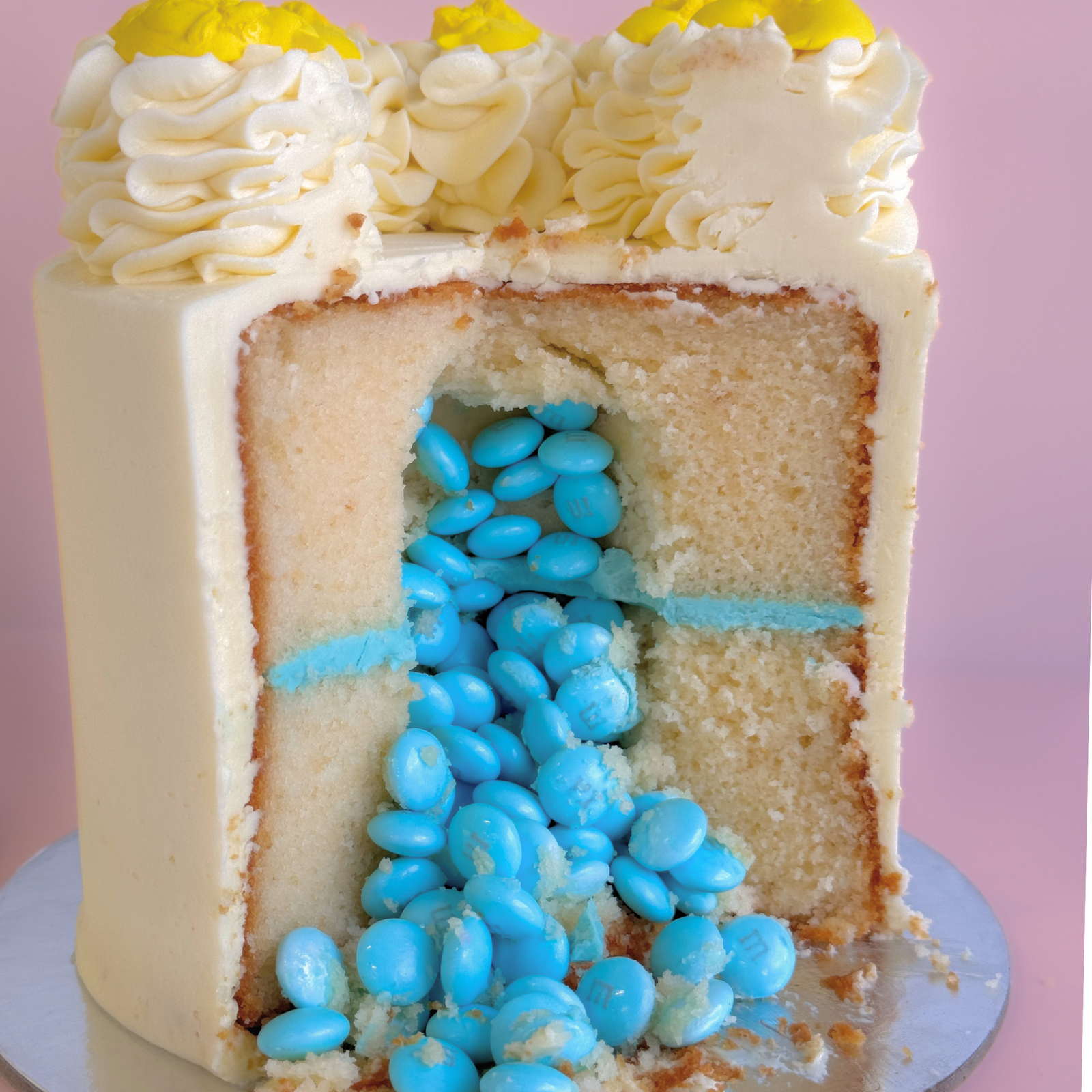 Gender Reveal Cake - The Cupcake Queens