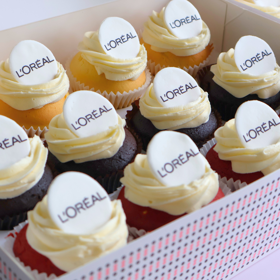 Corporate Logo Cupcakes - Regular - The Cupcake Queens