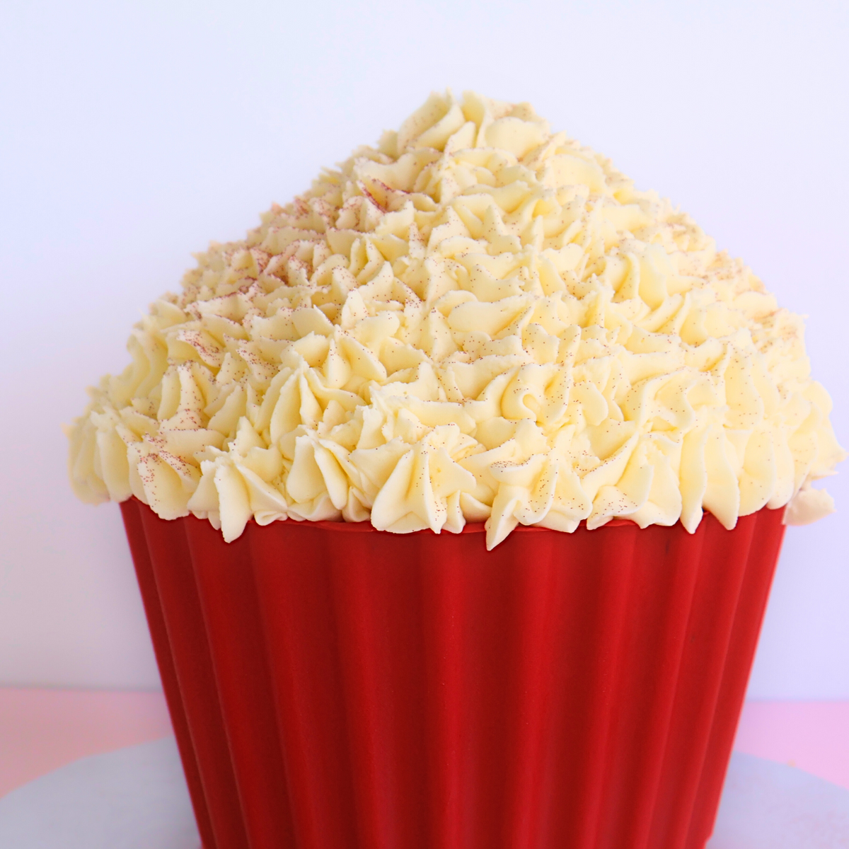 Red Velvet Giant Cupcake Cake - The Cupcake Queens