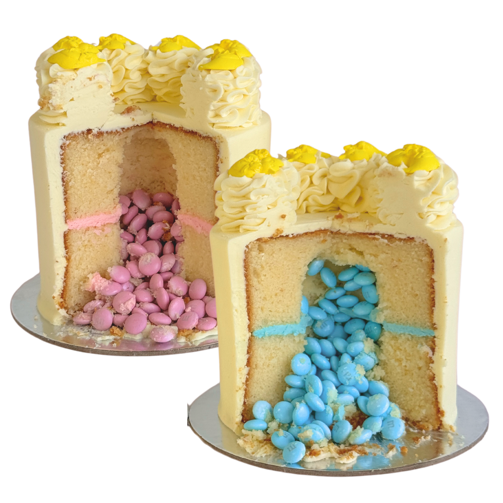Gender Reveal Cake - The Cupcake Queens