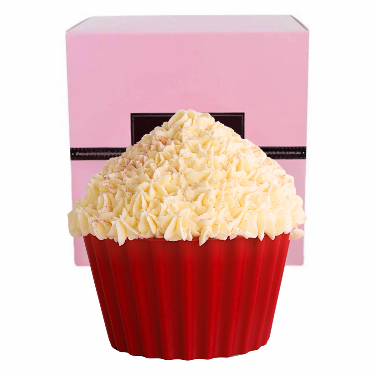 Red Velvet Giant Cupcake Cake - The Cupcake Queens