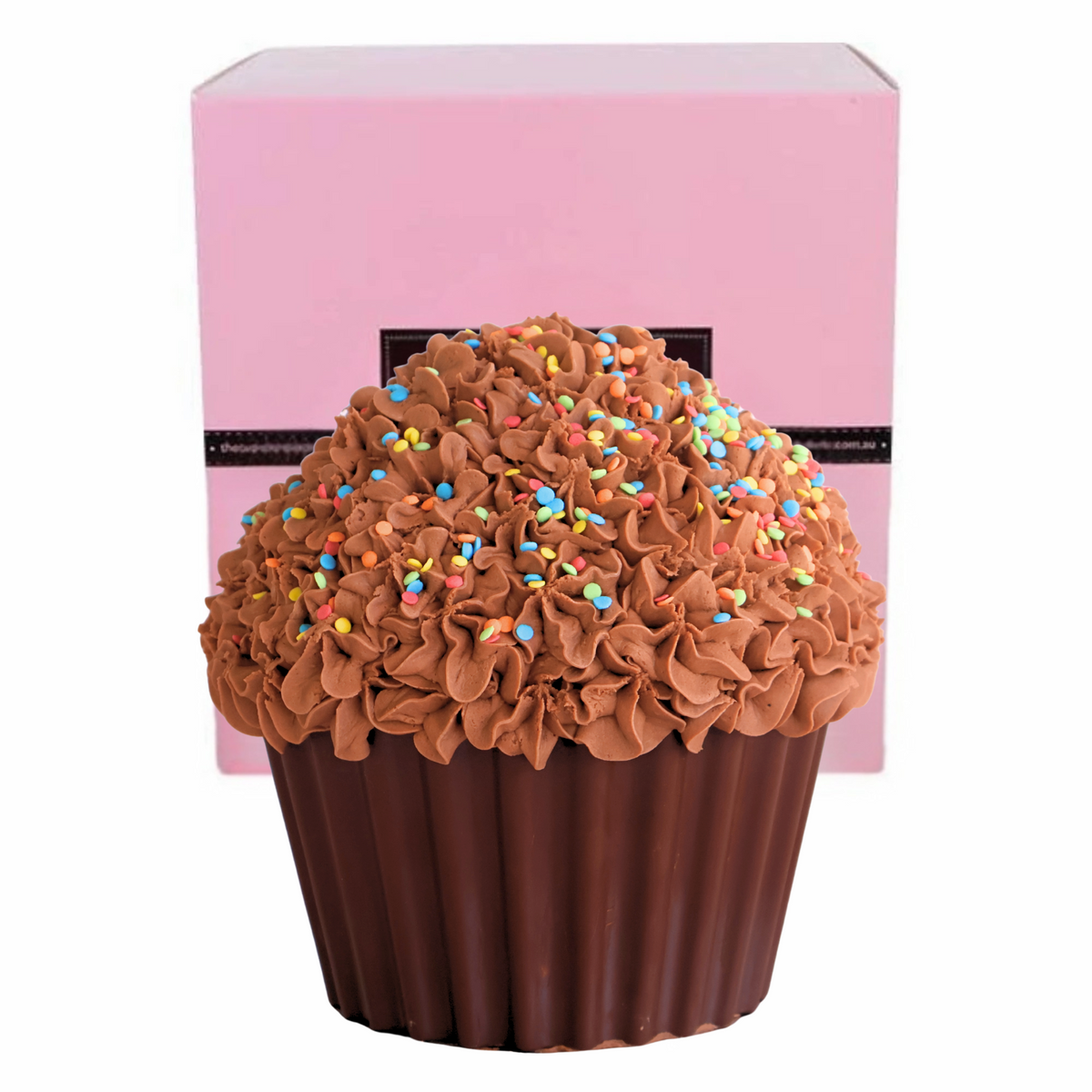 Double Chocolate Giant Cupcake Cake - The Cupcake Queens