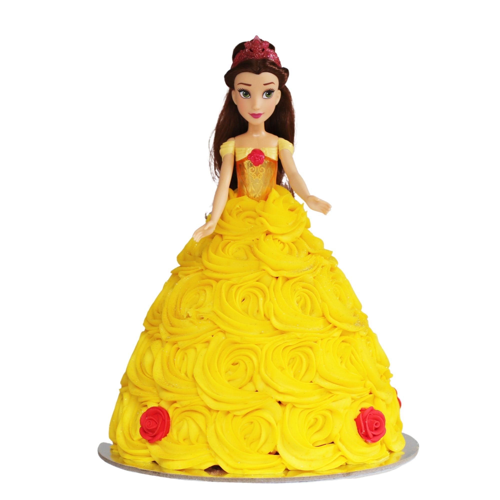 princess belle dress cake Doll Dress Cake