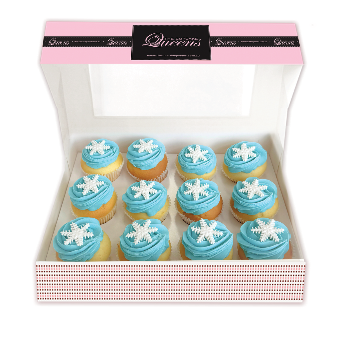 Frozen Light Blue Regular Gift Box - The Cupcake Queens