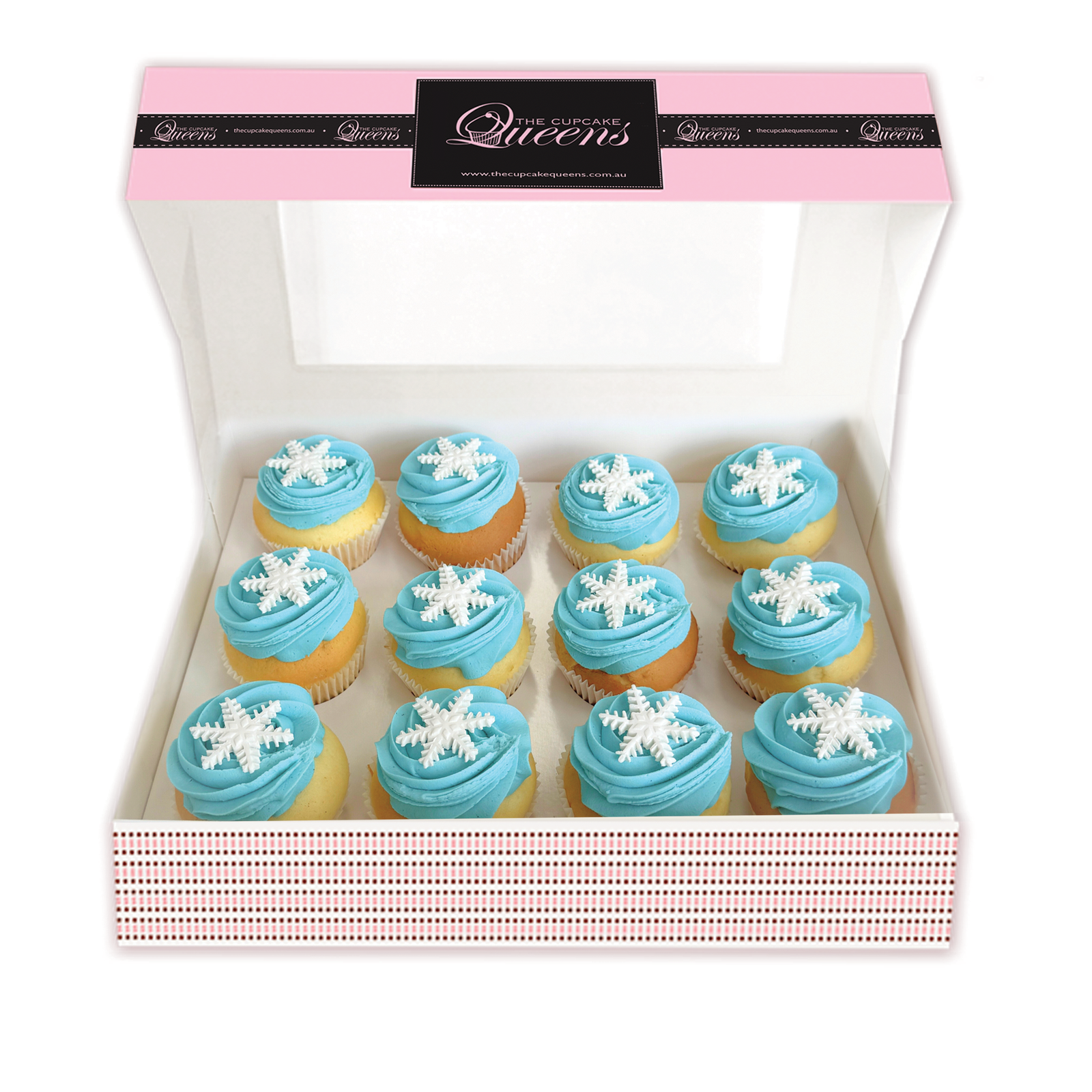 Frozen Light Blue Regular Gift Box - The Cupcake Queens