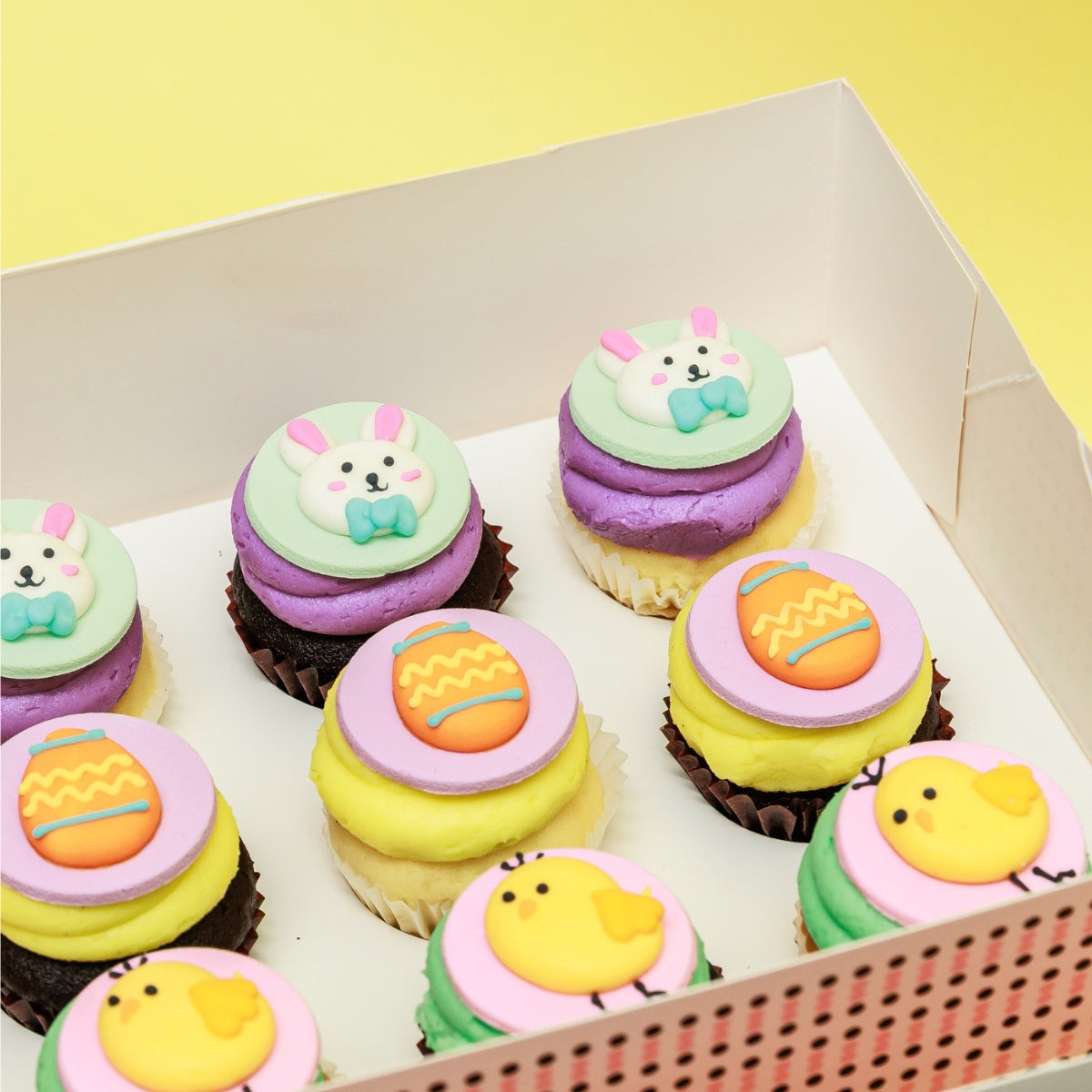 Easter Cupcakes - Mini Gift Box 12 Pack - The Cupcake Queens
