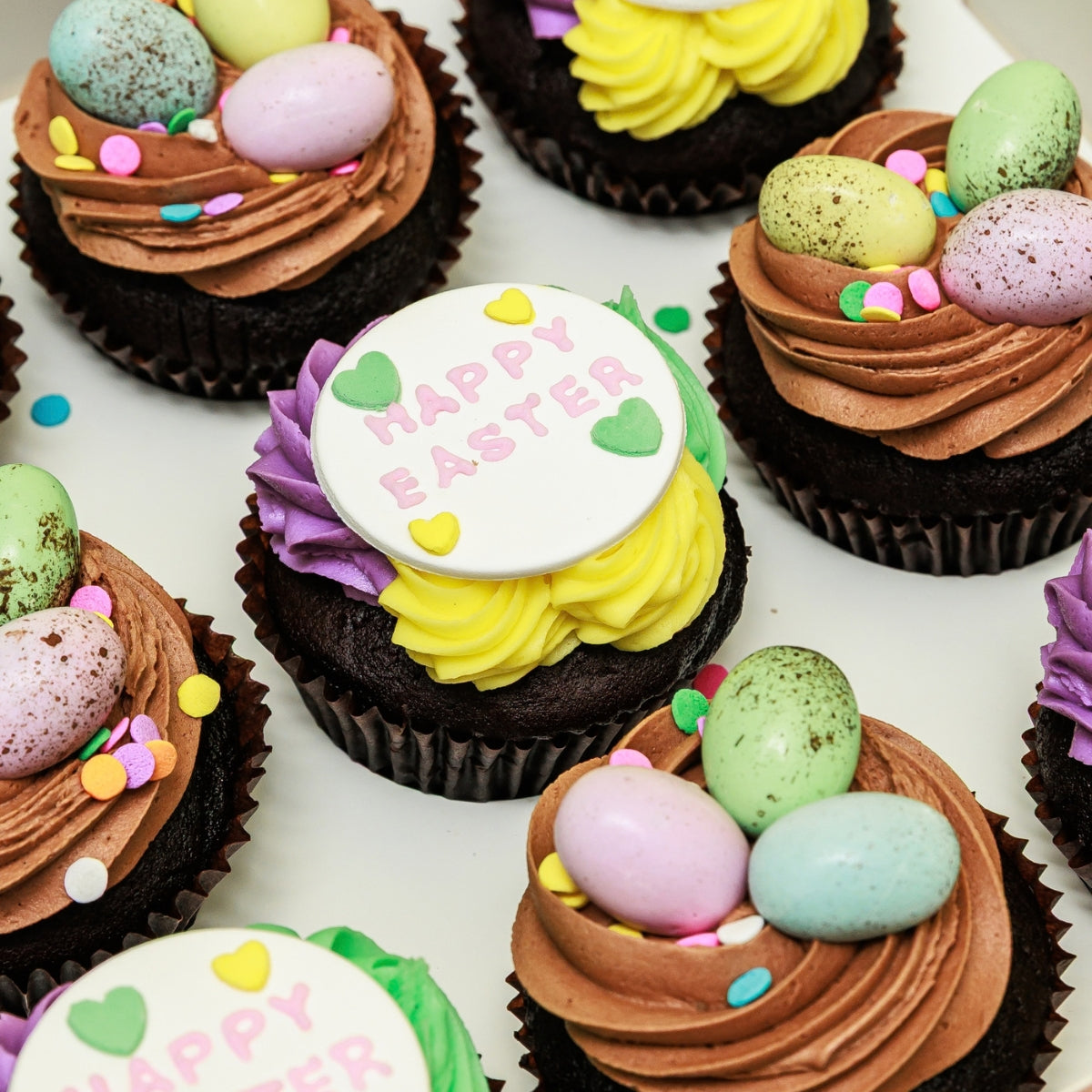 Deluxe Easter Cupcakes Regular Gift Box - The Cupcake Queens
