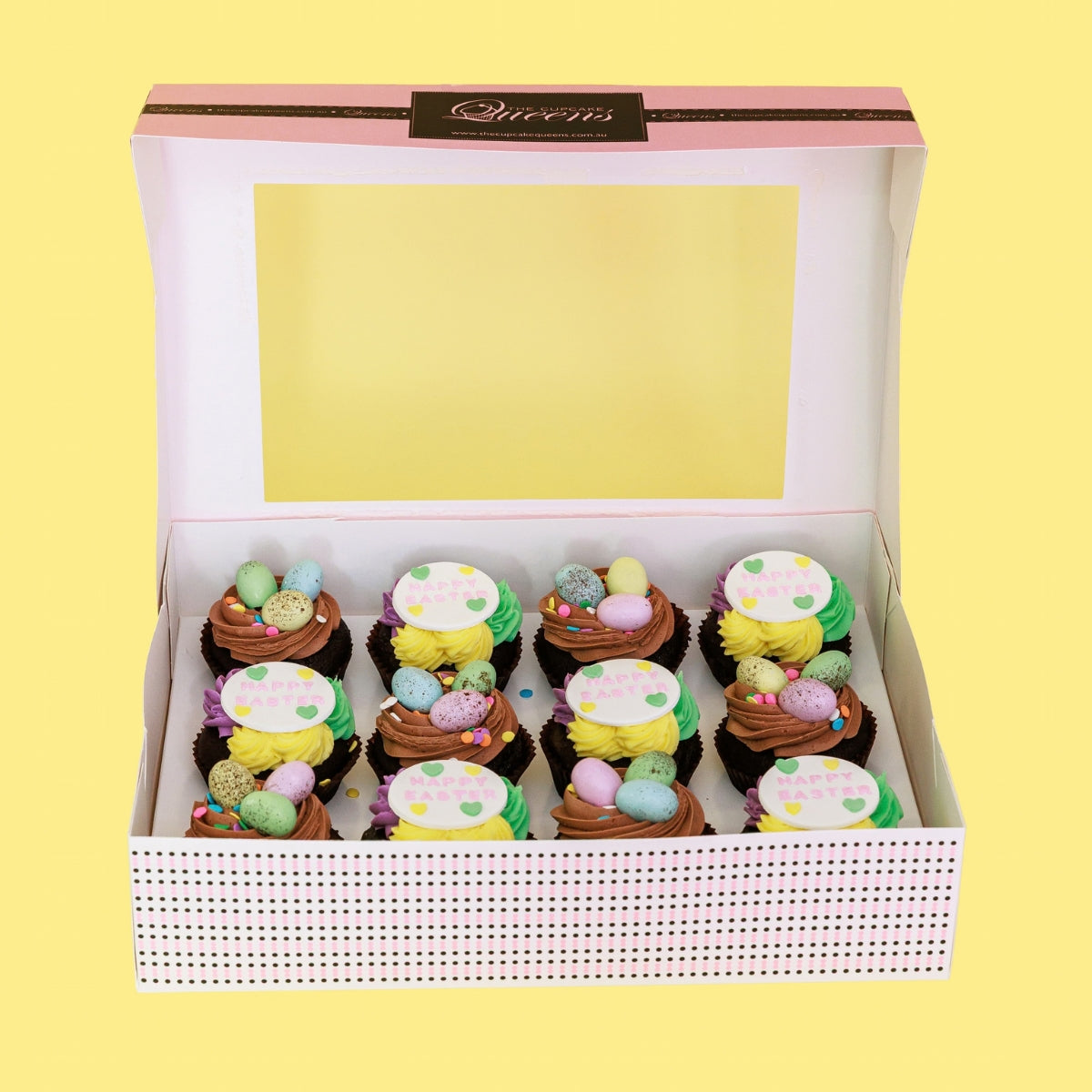 Deluxe Easter Cupcakes Regular Gift Box - The Cupcake Queens