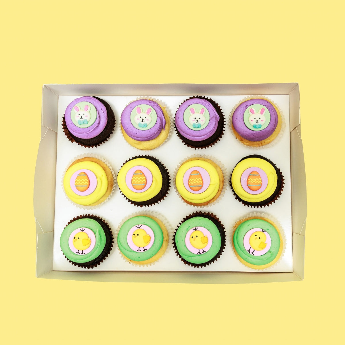 Easter Cupcakes Regular Gift Box - The Cupcake Queens