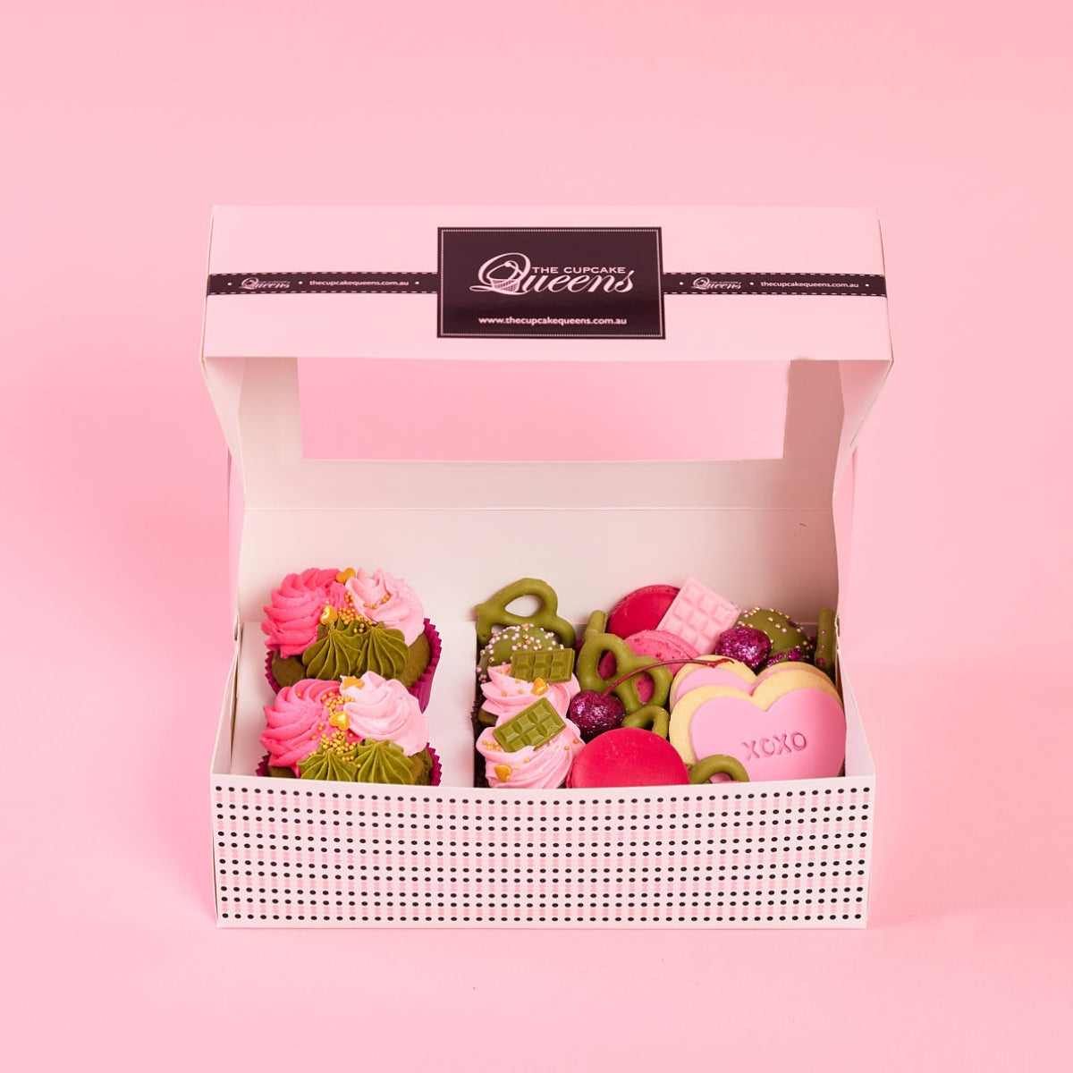 Galentine’s Dessert Box x Sad Girl Matcha | Besties Box - The Cupcake Queens
