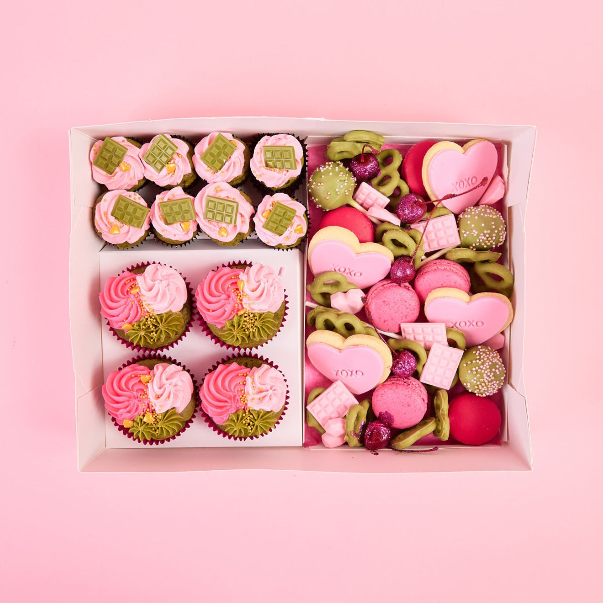 Galentine’s Dessert Box x Sad Girl Matcha | Group Box - The Cupcake Queens