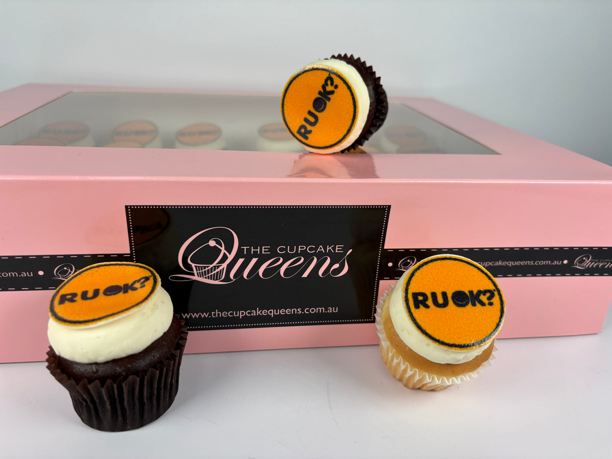 R U OK? Mini Cupcake Gift Box