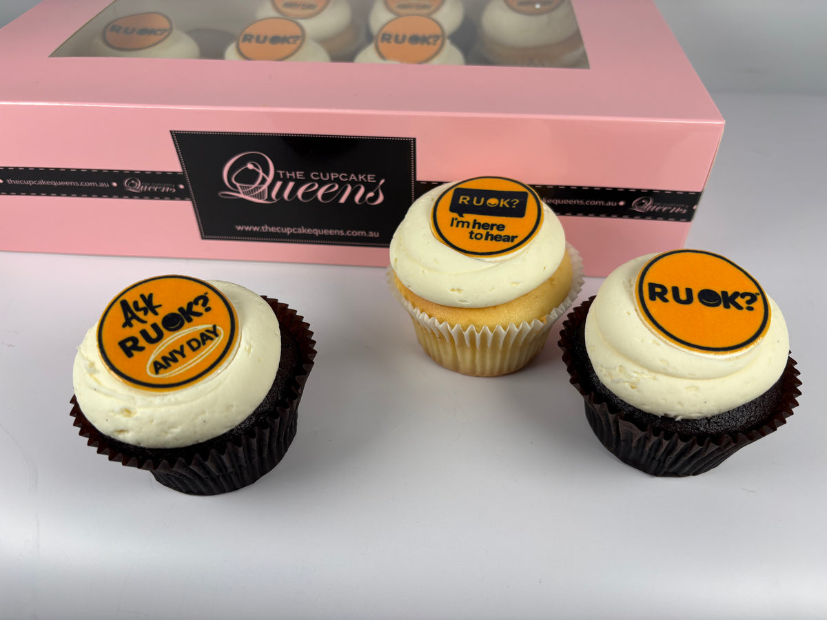 R U OK? Cupcake Gift Box