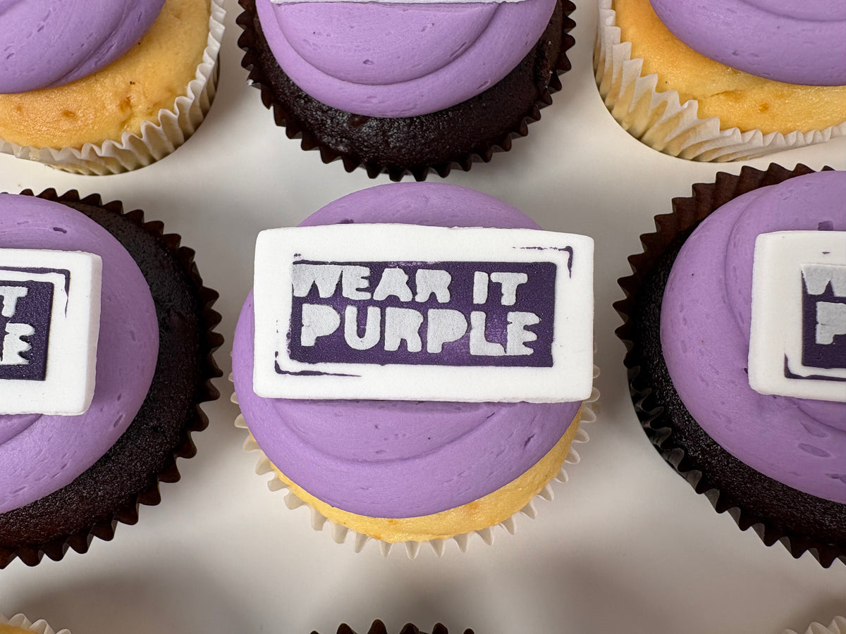 Wear It Purple Cupcake Gift Box