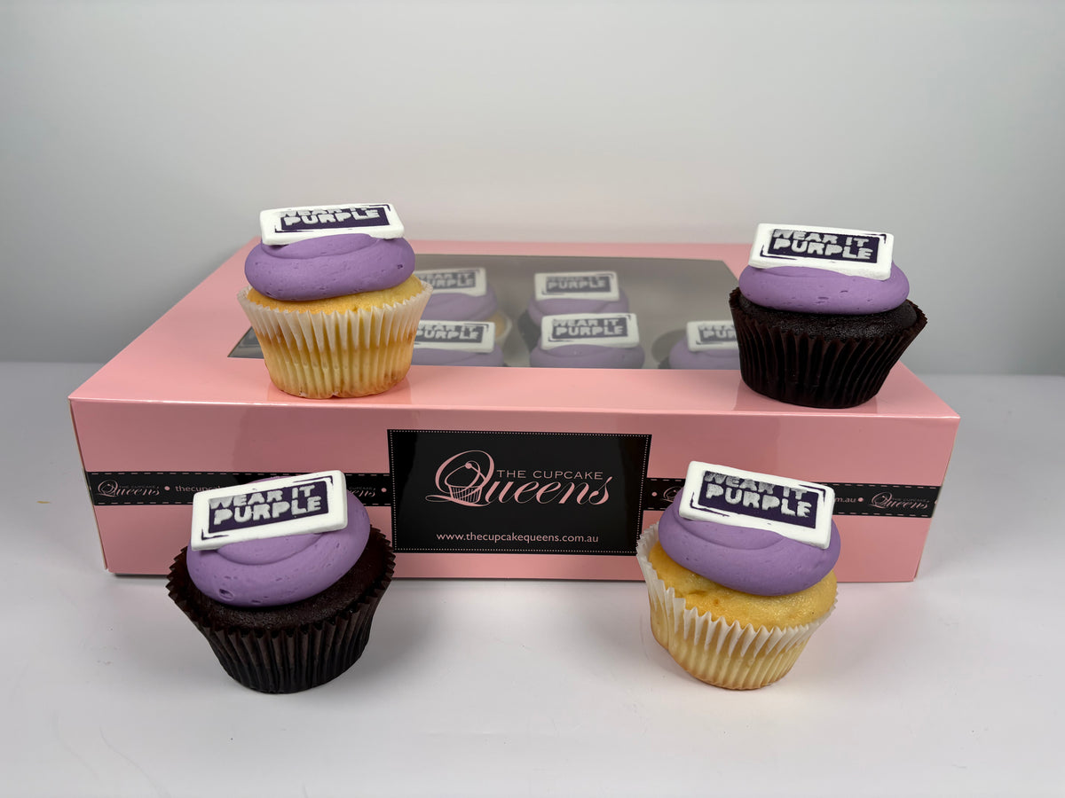 Wear It Purple Cupcake Gift Box