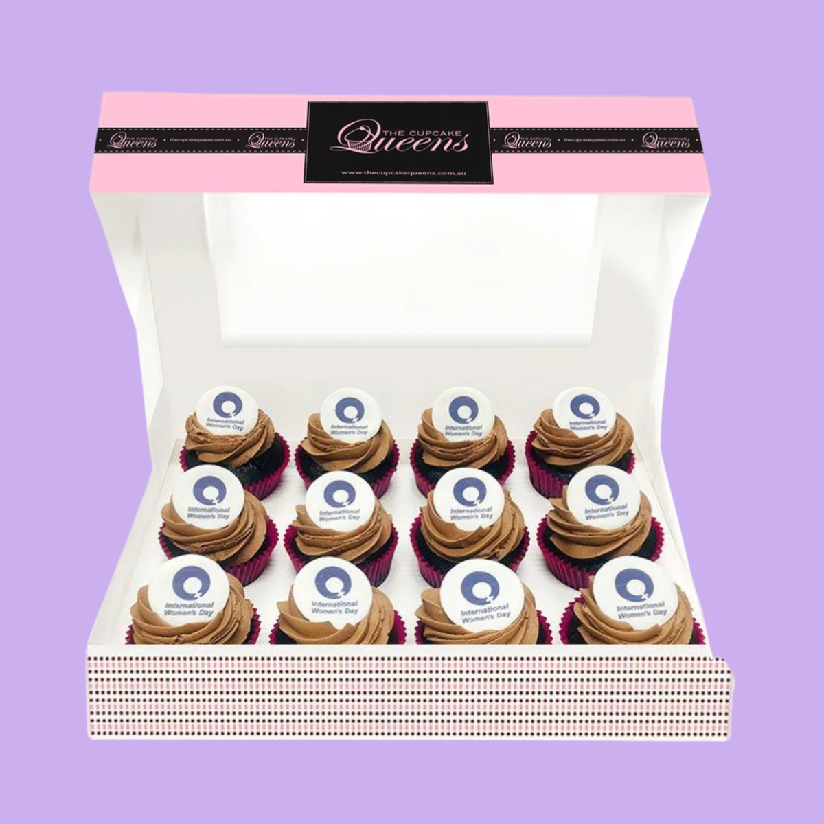 International Women's Day Cupcakes - Gluten & Vegan Friendly - The Cupcake Queens