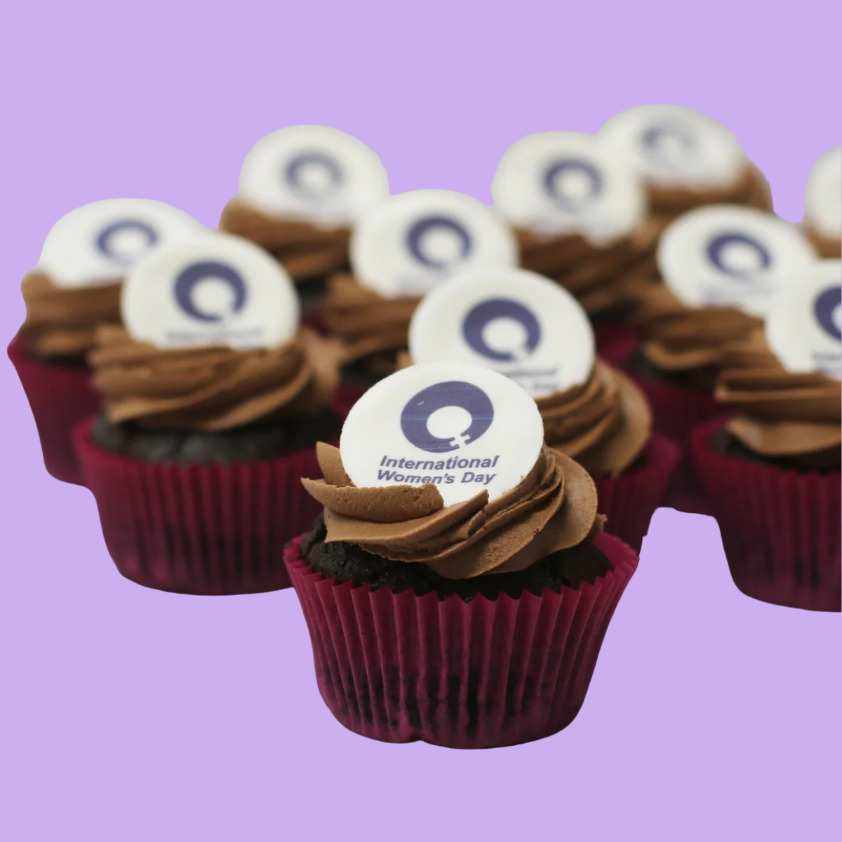 International Women's Day Cupcakes - Gluten & Vegan Friendly - The Cupcake Queens