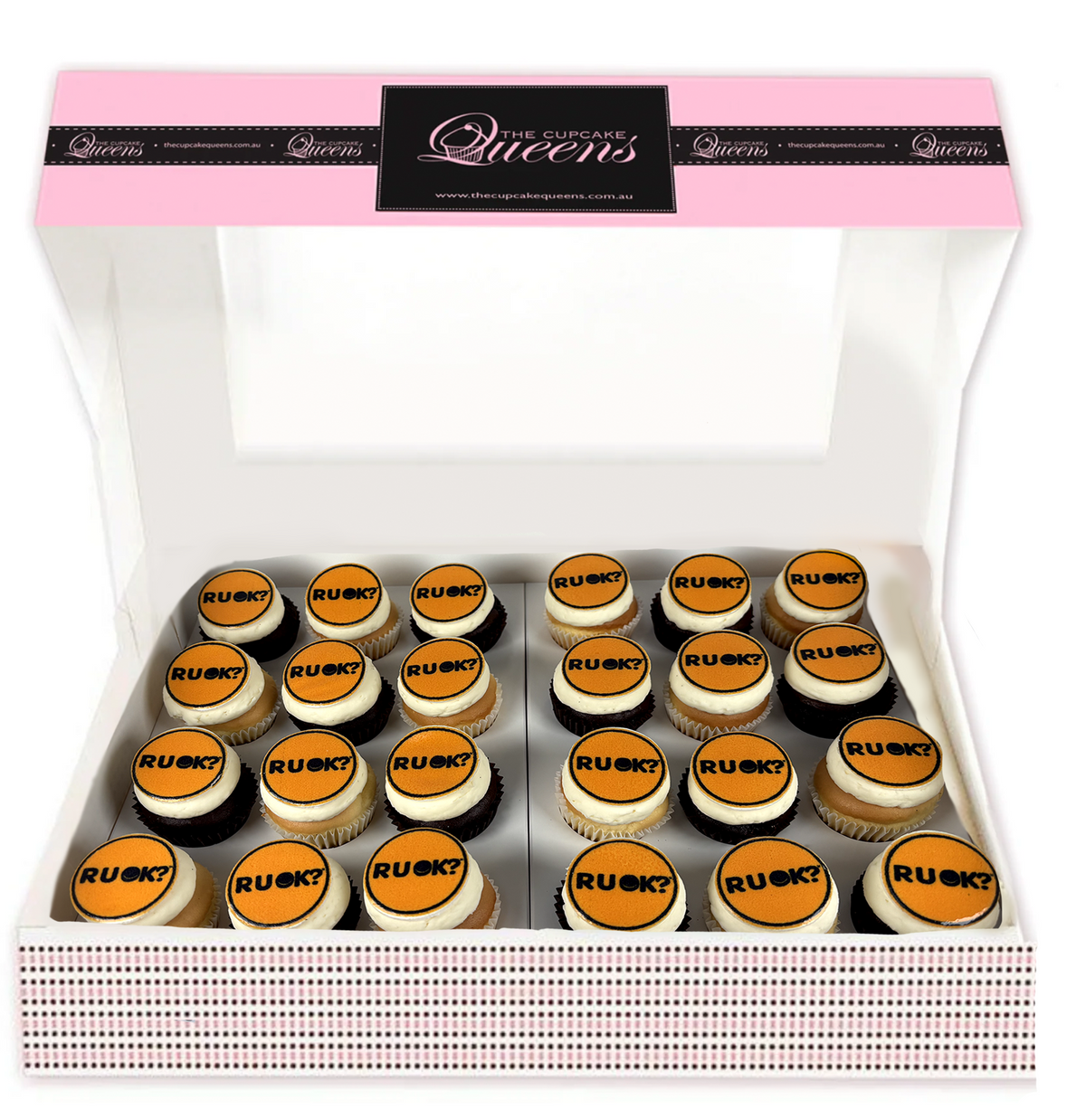 R U OK? Mini Cupcake Gift Box