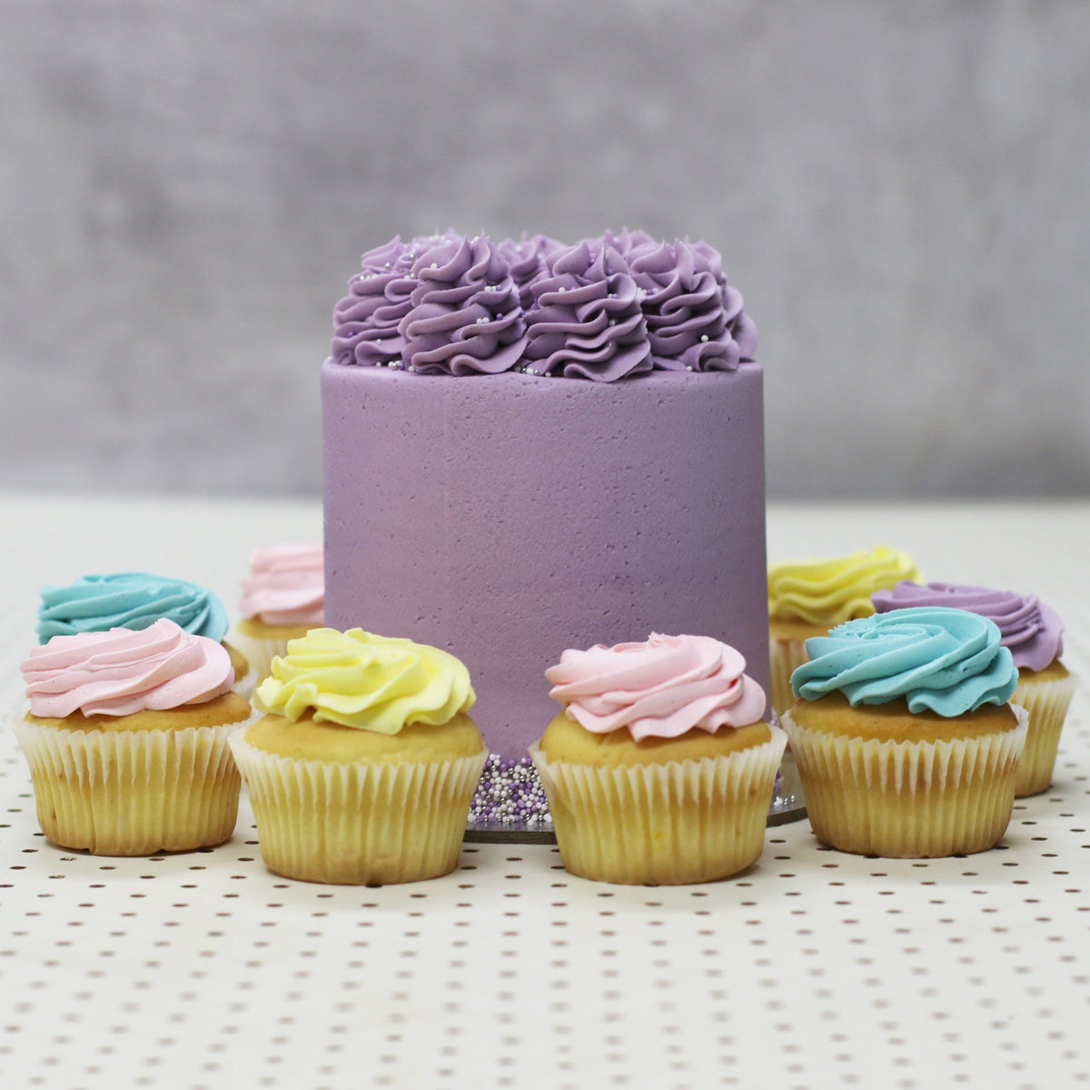 Pastel Purple Cake-The Cupcake Queens