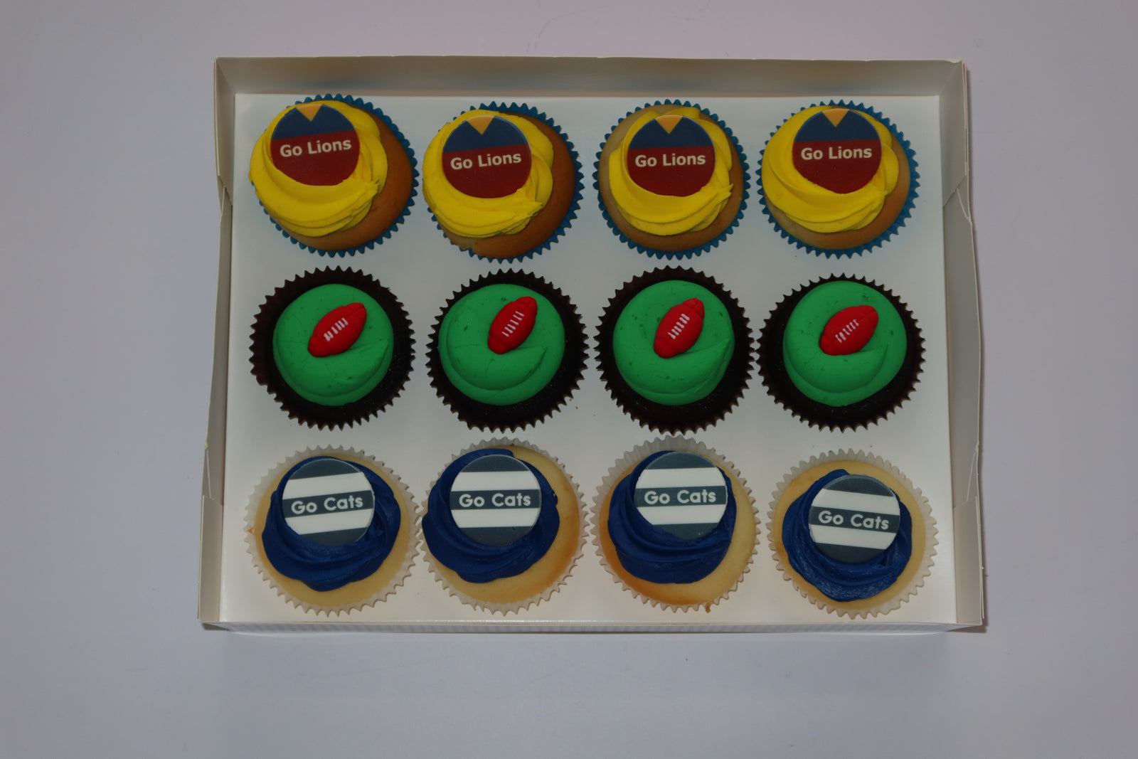 2025 Grand Final Cupcakes - The Cupcake Queens