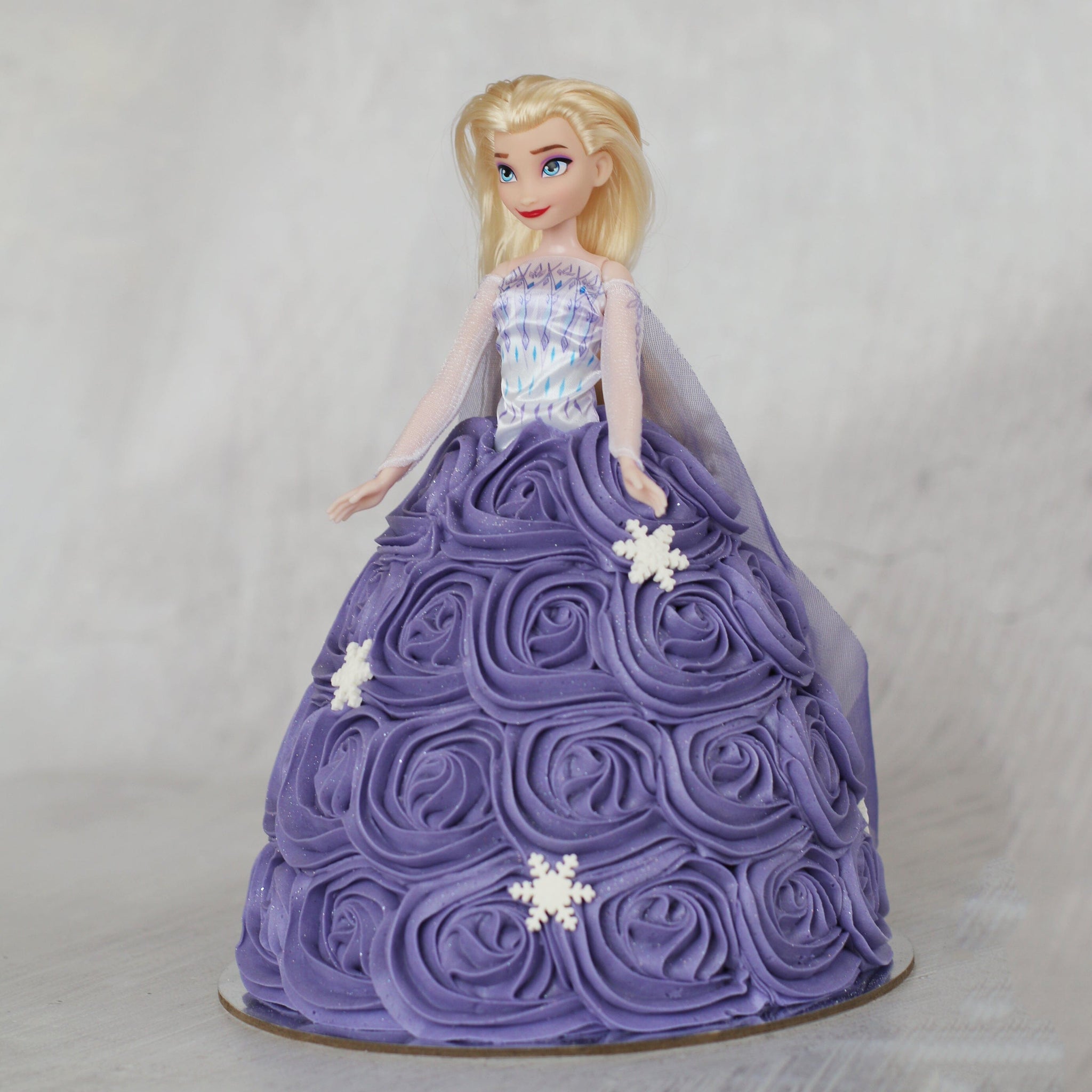 Purple Elsa Frozen 2 Doll Cake | The Cupcake Queens Melbourne Purple Elsa Frozen 2 Doll Cake | The Cupcake Queens Melbourne