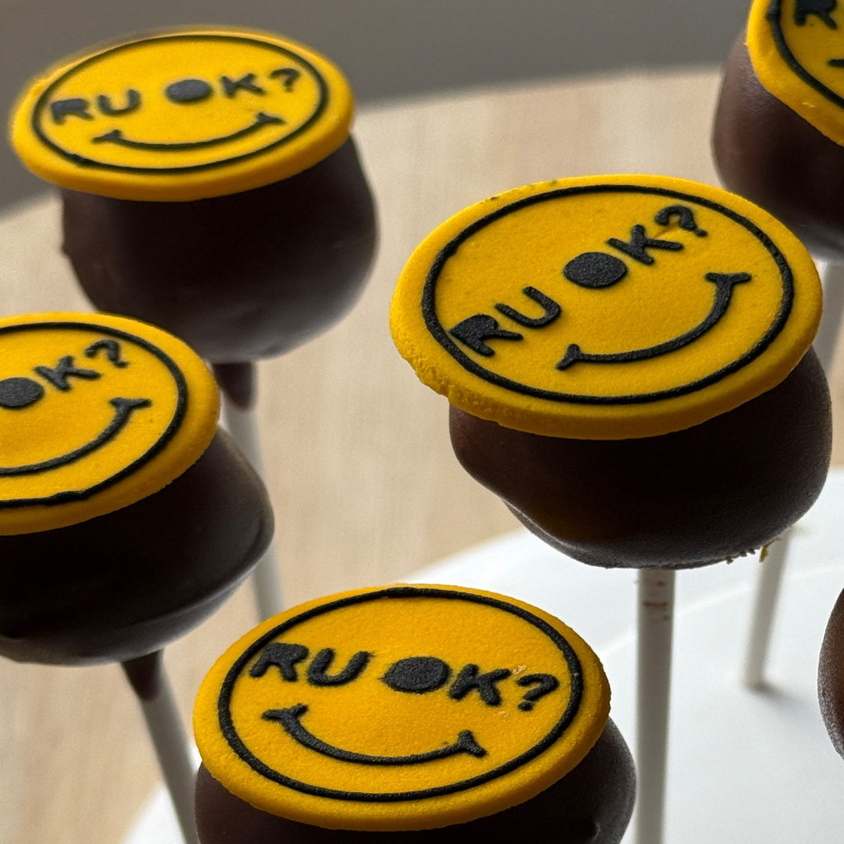 R U OK Cake Pops - The Cupcake Queens