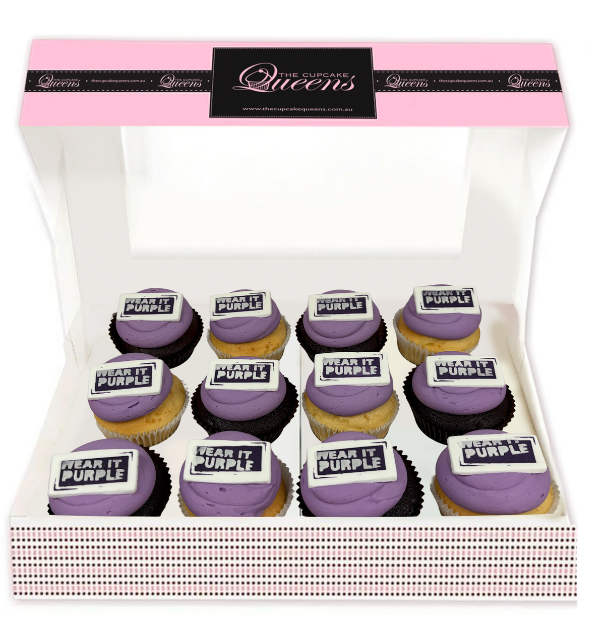 Wear It Purple Cupcake Gift Box