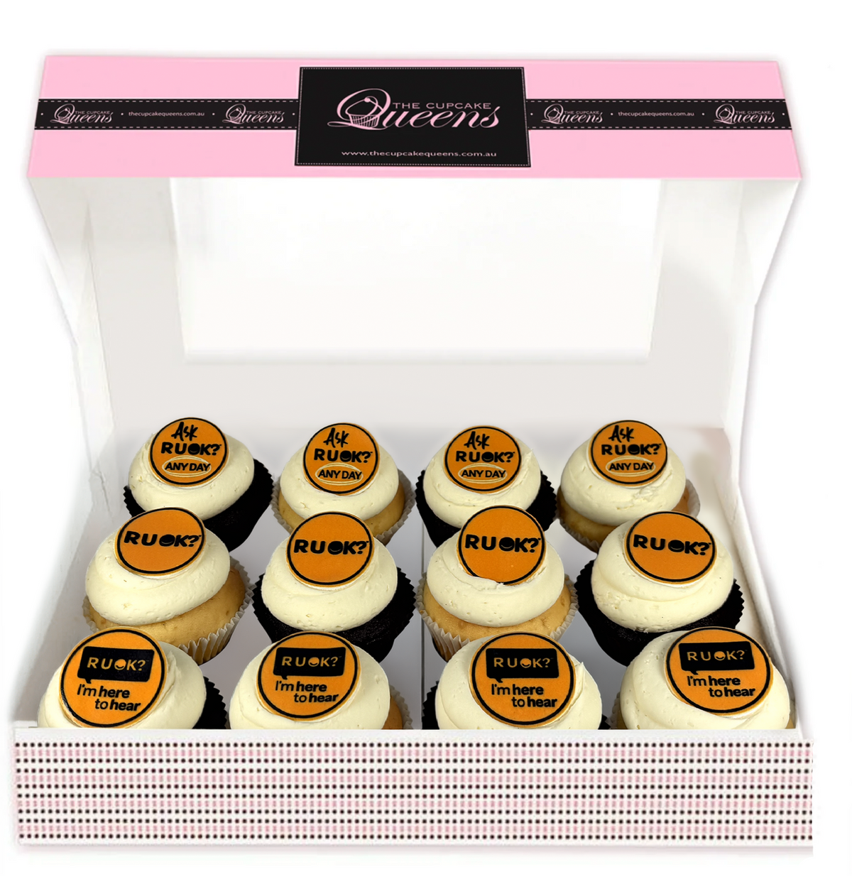 R U OK? Cupcake Gift Box