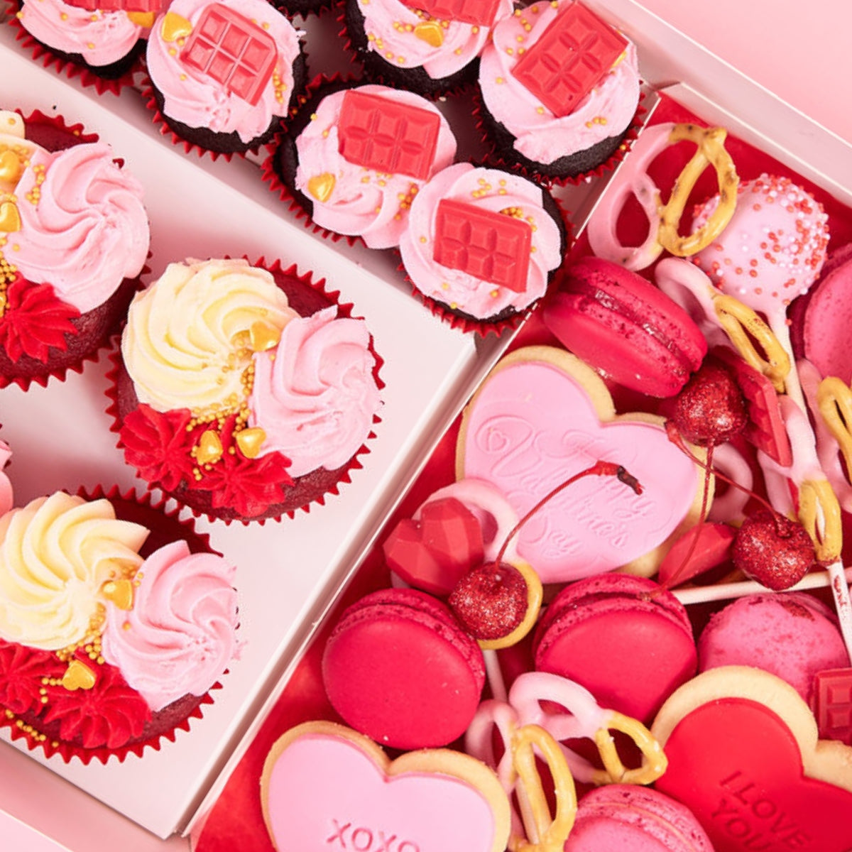 Date Night Valentine’s Dessert Box | Group Box - The Cupcake Queens