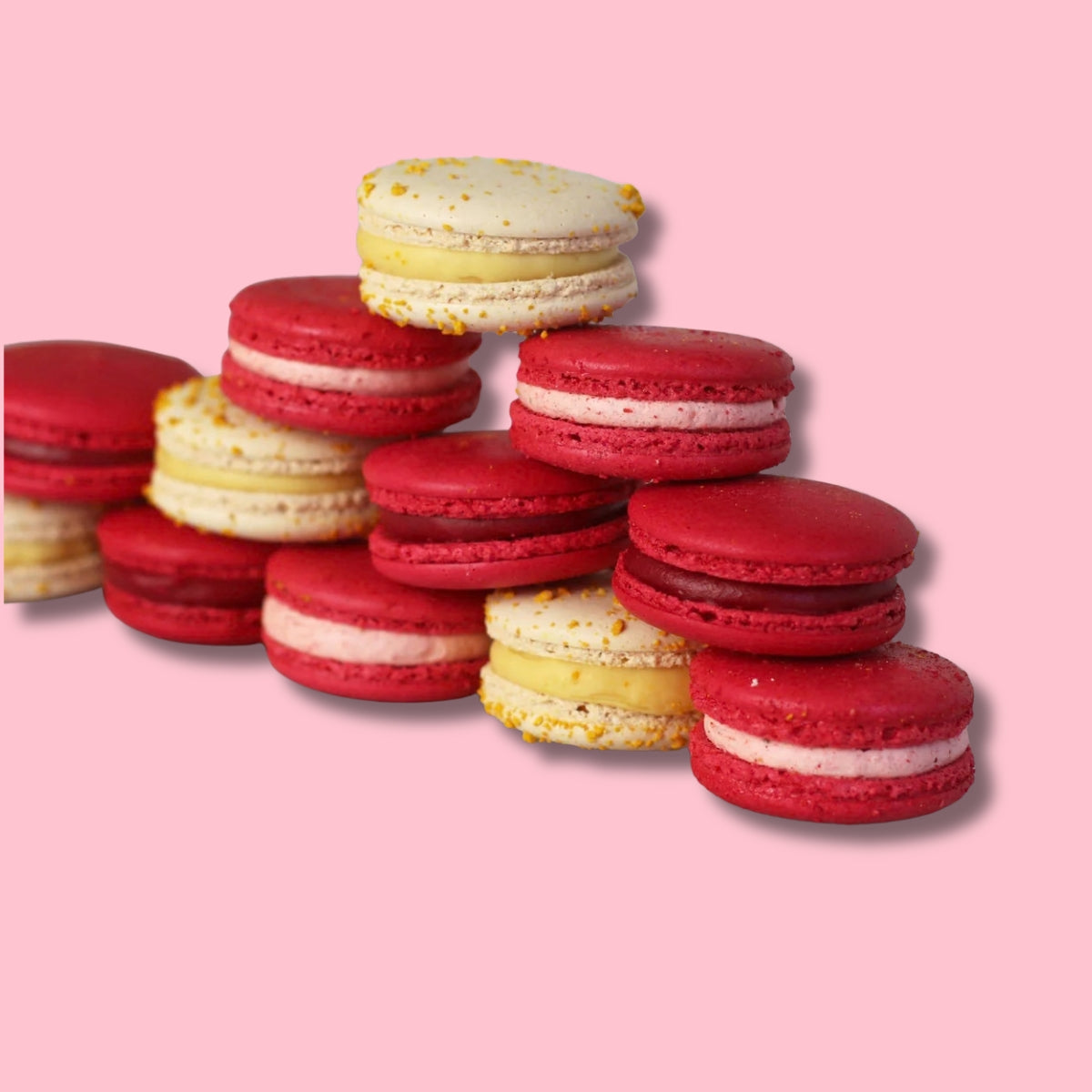 The Macaron LOVE box 12 Pack - The Cupcake Queens